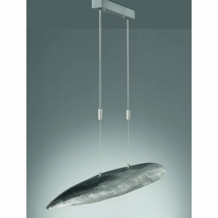 Luminaires Fischer & Honsel Suspensions|Suspension Fischer & Honsel Colmar LED Nickel mat, 6 lumières