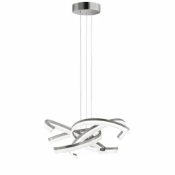 Luminaires Fischer & Honsel Éclairage Led|Suspension Fischer & Honsel Sund TW LED Nickel mat, 4 lumières