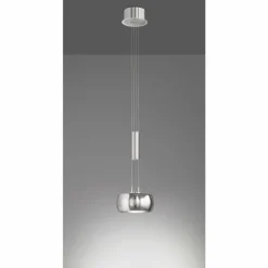 Luminaires Fischer & Honsel Suspensions|Suspension Fischer & Honsel Colette LED Nickel mat, 1 lumière