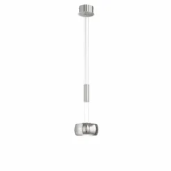 Luminaires Fischer & Honsel Suspensions|Suspension Fischer & Honsel Colette LED Nickel mat, 1 lumière
