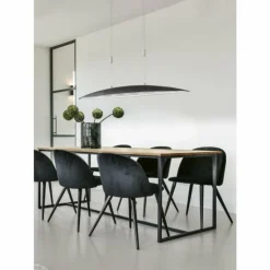 Luminaires Fischer & Honsel Éclairage Led|Suspension Fischer & Honsel Colmar LED Nickel mat, 5 lumières