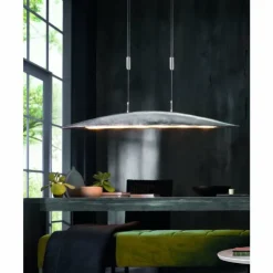 Luminaires Fischer & Honsel Éclairage Led|Suspension Fischer & Honsel Colmar LED Brun foncé, Nickel mat, 5 lumières