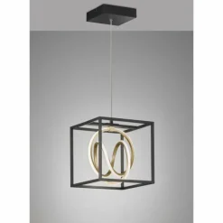 Luminaires Fischer & Honsel Éclairage Led|Suspension Fischer & Honsel Gisi LED Noir, 1 lumière, Télécommandes