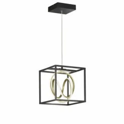 Luminaires Fischer & Honsel Éclairage Led|Suspension Fischer & Honsel Gisi LED Noir, 1 lumière, Télécommandes