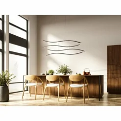 Luminaires Fischer & Honsel Éclairage Led|Suspension Fischer & Honsel Fisk LED Noir, 1 lumière, Télécommandes