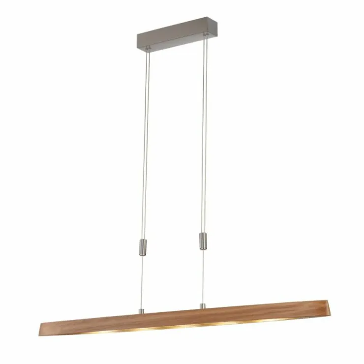 Luminaires Fischer & Honsel Suspensions|Suspension Fischer & Honsel SHINEWOOD LED Nickel mat, 5 lumières
