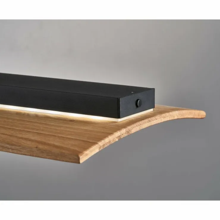 Luminaires Fischer & Honsel Suspensions|Suspension Fischer & Honsel SHINE-WOOD LED Noir, 1 lumière