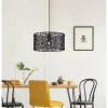Luminaires Fischer & Honsel Suspensions|Suspension Fischer-Honsel Ted Noir, 1 lumière
