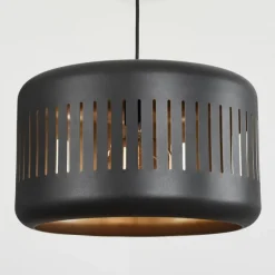 hofstein Suspensions|Suspension Fournie Noir, 1 lumière