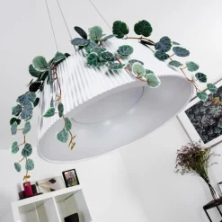 hofstein Suspensions|Suspension Fremont LED Blanc, 1 lumière, Télécommandes