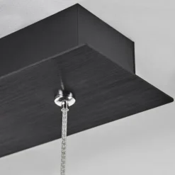 hofstein Éclairage Led|Suspension Freshwater LED Noir, 3 lumières