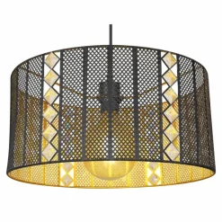 Luminaires Globo Lighting Suspensions|Suspension Globo ABINI Noir, 1 lumière