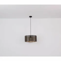 Luminaires Globo Lighting Suspensions|Suspension Globo ABINI Noir, 1 lumière