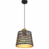 Luminaires Globo Lighting Suspensions|Suspension Globo ABLONA Noir, 1 lumière