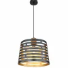 Luminaires Globo Lighting Suspensions|Suspension Globo ABLONA Noir, 1 lumière