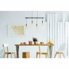 Luminaires Globo Lighting Suspensions|Suspension Globo ALEXIUS Laiton, Noir, 4 lumières