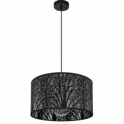 Luminaires Globo Lighting Suspensions|Suspension Globo BARZI Noir, 1 lumière