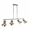 Luminaires Globo Lighting Suspensions|Suspension Globo CARSTEN Rouille, 4 lumières