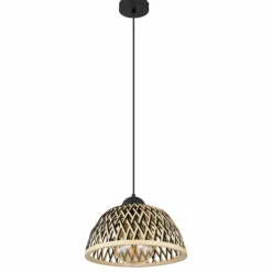 Luminaires Globo Lighting Suspensions|Suspension Globo COLLY Noir, 1 lumière