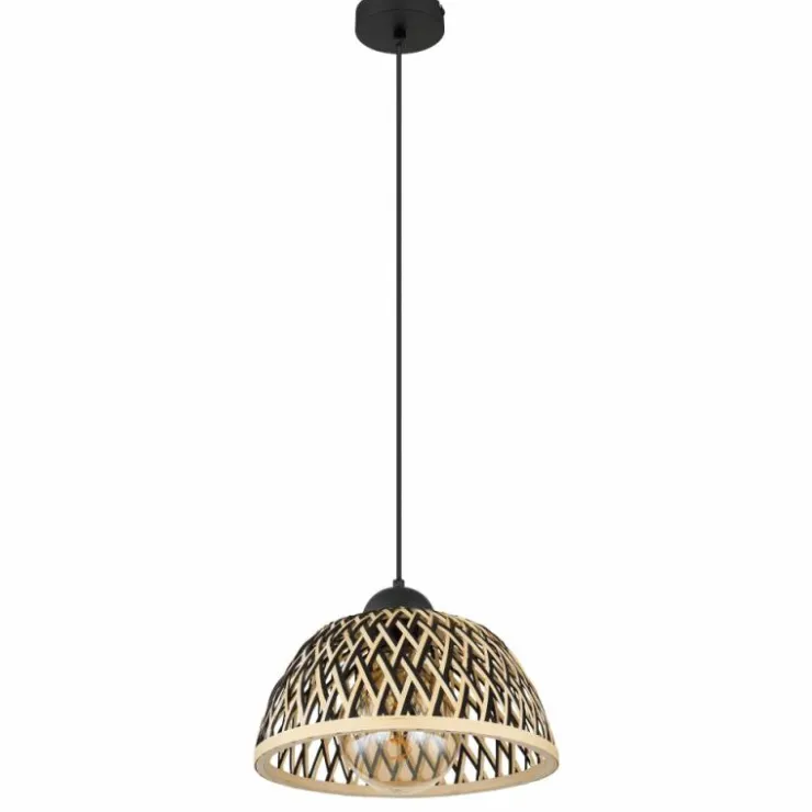 Luminaires Globo Lighting Suspensions|Suspension Globo COLLY Noir, 1 lumière