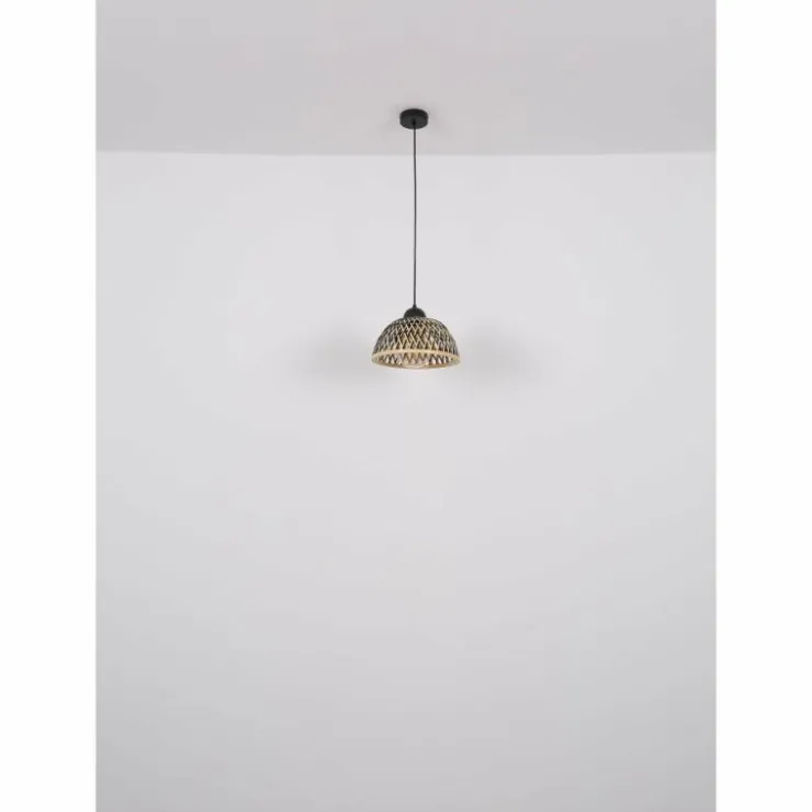 Luminaires Globo Lighting Suspensions|Suspension Globo COLLY Noir, 1 lumière