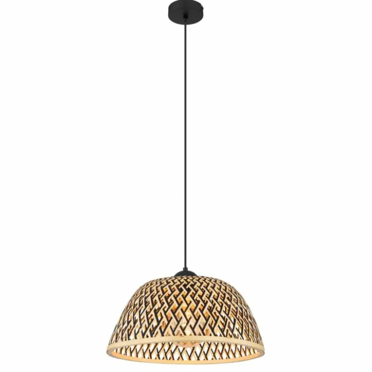 Luminaires Globo Lighting Suspensions|Suspension Globo COLLY Noir, 1 lumière