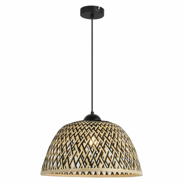 Luminaires Globo Lighting Suspensions|Suspension Globo COLLY Noir, 1 lumière