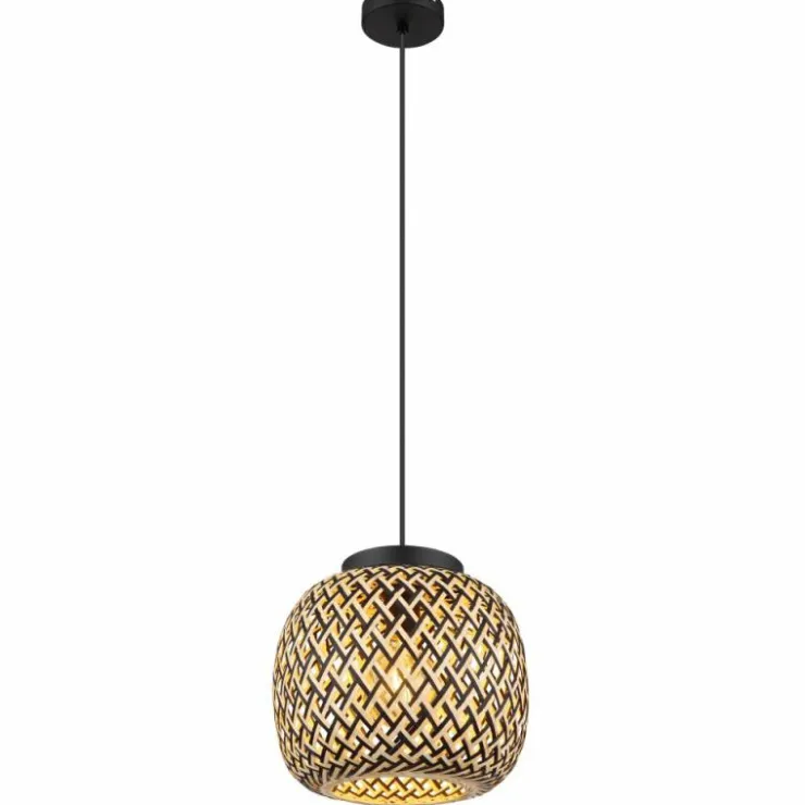 Luminaires Globo Lighting Suspensions|Suspension Globo COLLY Noir, 1 lumière