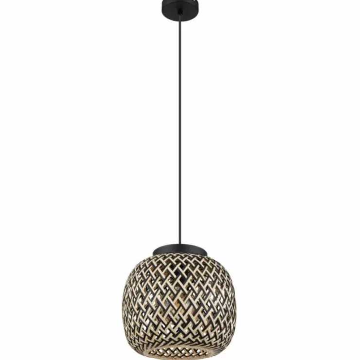 Luminaires Globo Lighting Suspensions|Suspension Globo COLLY Noir, 1 lumière