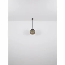 Luminaires Globo Lighting Suspensions|Suspension Globo COLLY Noir, 1 lumière
