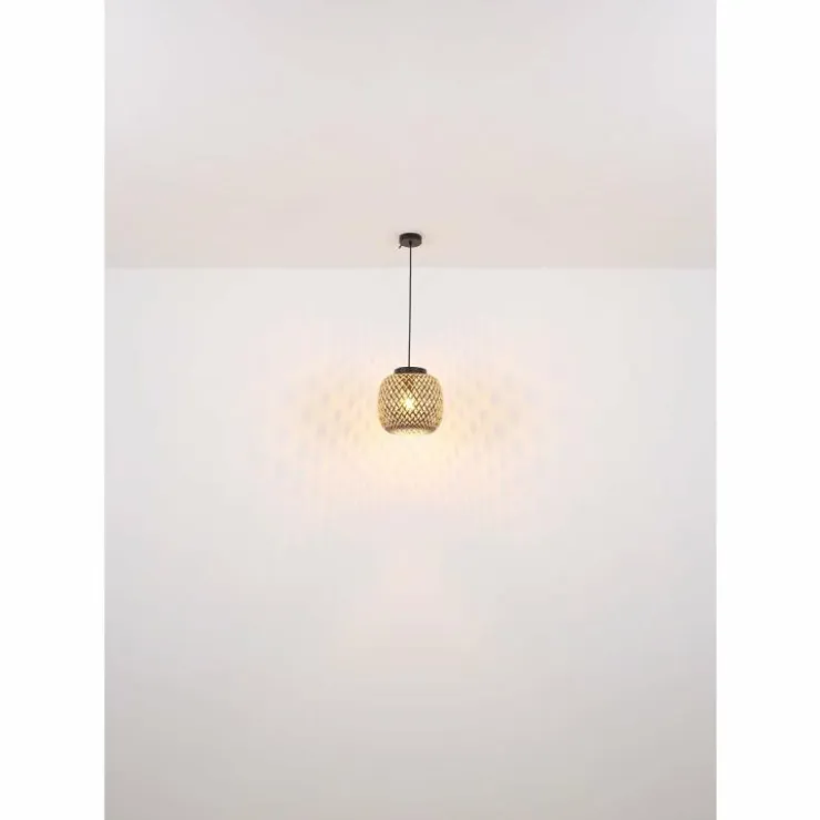 Luminaires Globo Lighting Suspensions|Suspension Globo COLLY Noir, 1 lumière