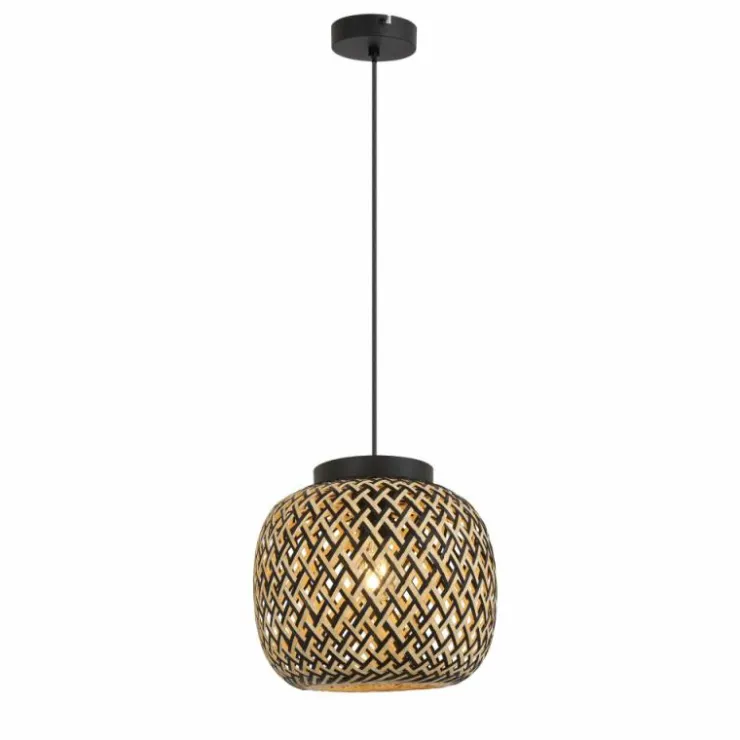 Luminaires Globo Lighting Suspensions|Suspension Globo COLLY Noir, 1 lumière