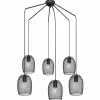 Luminaires Globo Lighting Suspensions|Suspension Globo DOPS Noir, 6 lumières