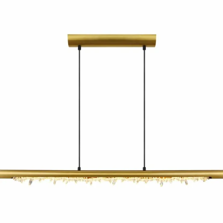 Luminaires Globo Lighting Éclairage Led|Suspension Globo FELICITAS LED Laiton, 1 lumière