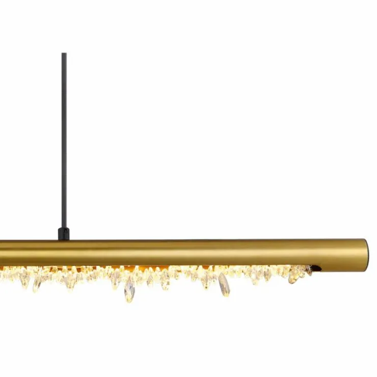 Luminaires Globo Lighting Éclairage Led|Suspension Globo FELICITAS LED Laiton, 1 lumière
