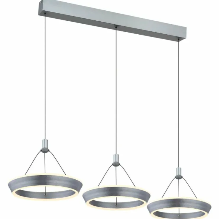 Luminaires Globo Lighting Éclairage Led|Suspension Globo FERRA LED Gris, 1 lumière