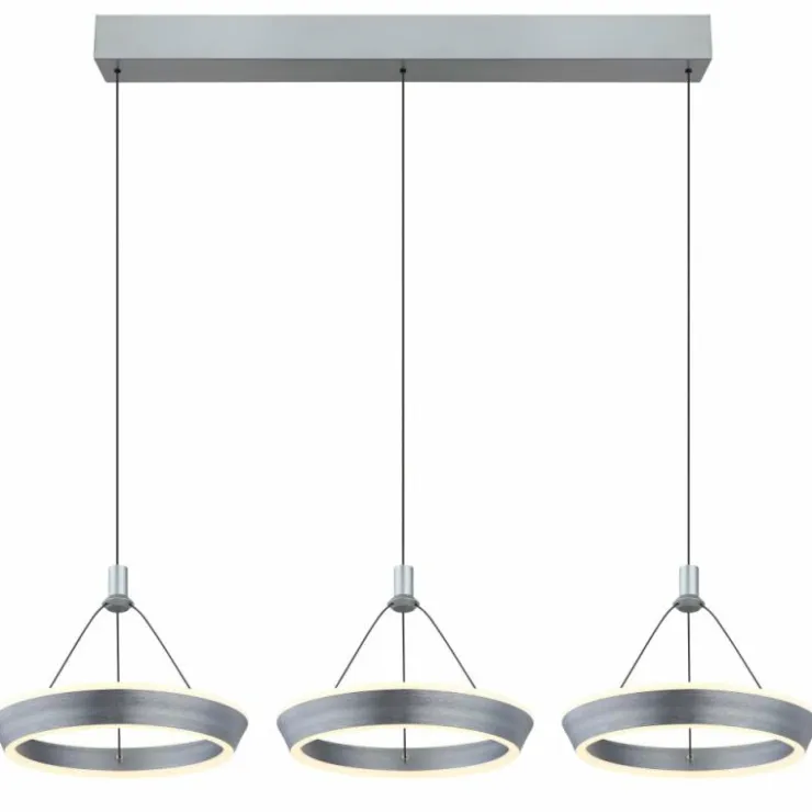 Luminaires Globo Lighting Éclairage Led|Suspension Globo FERRA LED Gris, 1 lumière