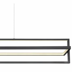 Luminaires Globo Lighting Éclairage Led|Suspension Globo FLIPS LED Noir, 1 lumière, Télécommandes