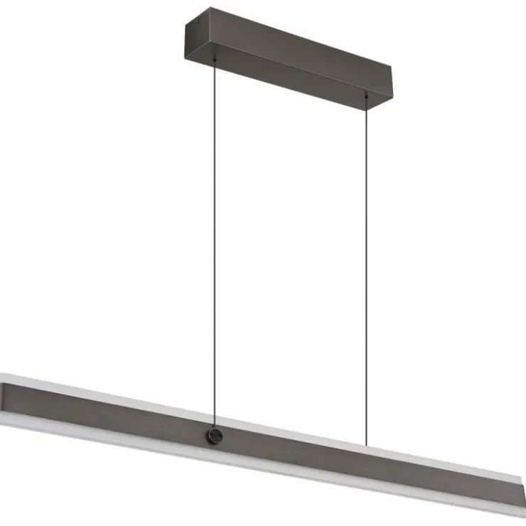 Luminaires Globo Lighting Éclairage Led|Suspension Globo GEBALDO LED Titane, 1 lumière, Télécommandes