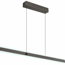 Luminaires Globo Lighting Éclairage Led|Suspension Globo GEBALDO LED Titane, 1 lumière, Télécommandes