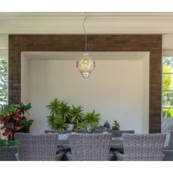 Luminaires Globo Lighting Suspensions|Suspension Globo GELASIUS Gris, Argenté, 1 lumière