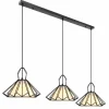 Luminaires Globo Lighting Suspensions|Suspension Globo GISELA Noir, 3 lumières