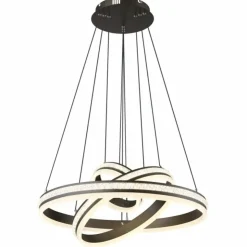 Luminaires Globo Lighting Suspensions|Suspension Globo GROUNI LED Titane, 1 lumière, Télécommandes