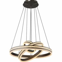 Luminaires Globo Lighting Suspensions|Suspension Globo GROUNI LED Titane, 1 lumière, Télécommandes