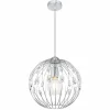 Luminaires Globo Lighting Suspensions|Suspension Globo HANAKO Chrome, 1 lumière