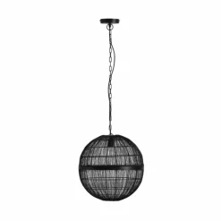 Luminaires Globo Lighting Suspensions|Suspension Globo HERMI Noir, 1 lumière