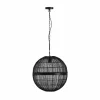 Luminaires Globo Lighting Suspensions|Suspension Globo HERMI Noir, 1 lumière
