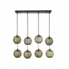 Luminaires Globo Lighting Suspensions|Suspension Globo HERMI Vieux laiton, 8 lumières