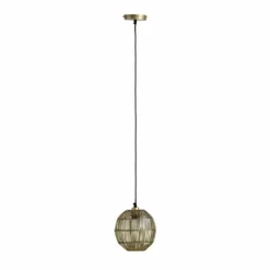 Luminaires Globo Lighting Suspensions|Suspension Globo HERMI Vieux laiton, 1 lumière