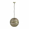 Luminaires Globo Lighting Suspensions|Suspension Globo HERMI Vieux laiton, 1 lumière
